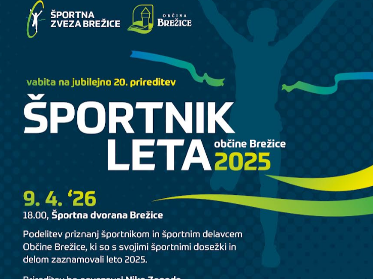 Vabilo športnik leta 2025